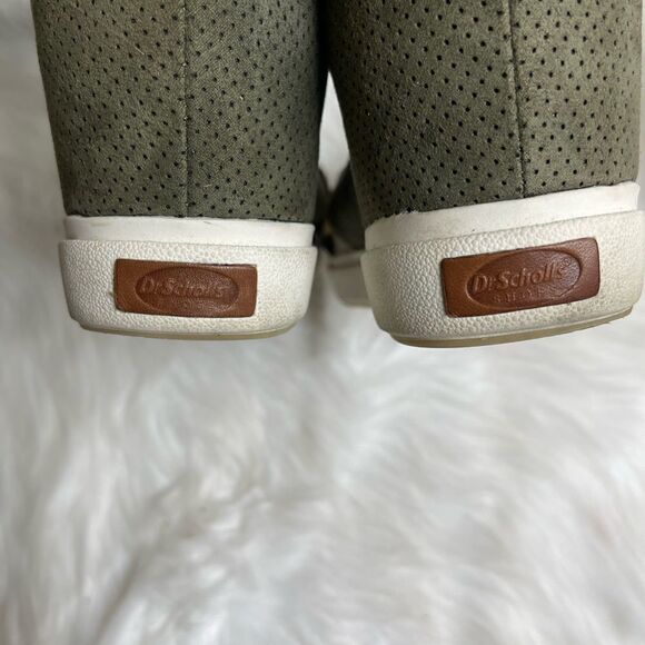 Dr Scholl’s  Sheena olive green Wedge ankle strap sandals size 8.5 - Picture 7 of 10